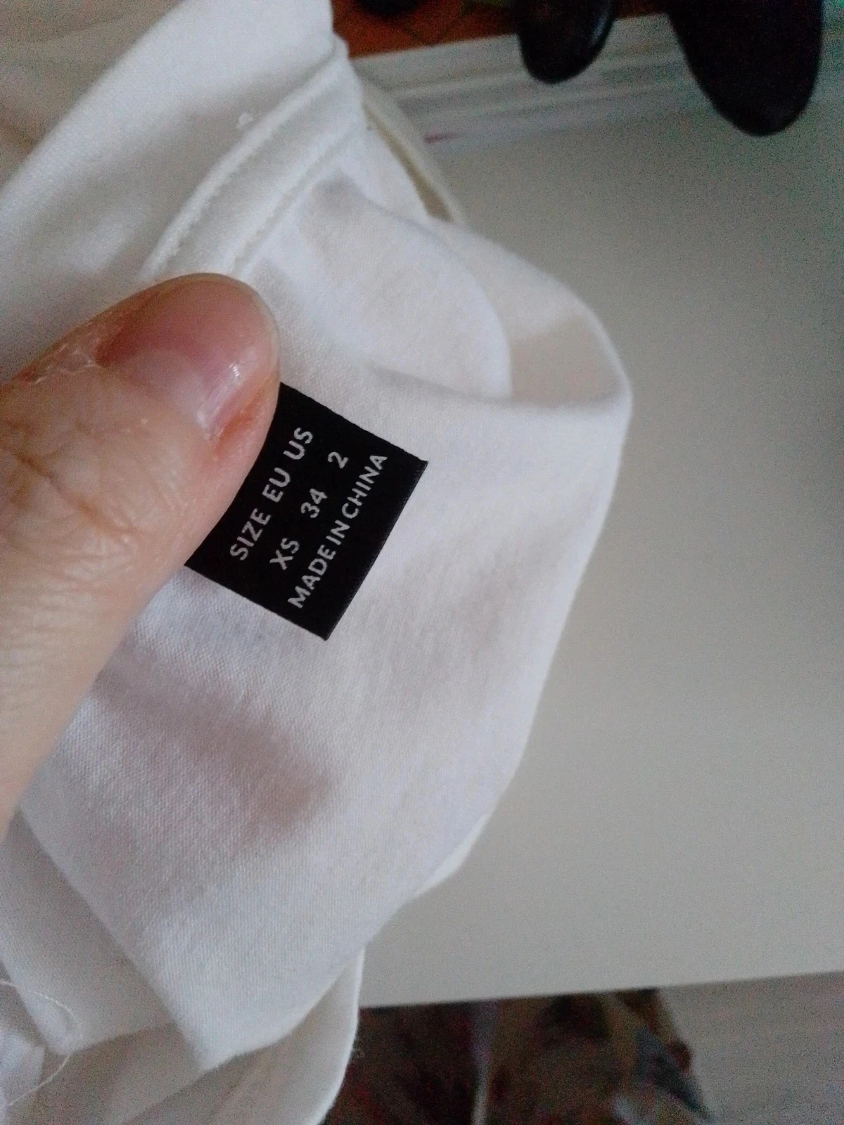 White XS top – photo 3